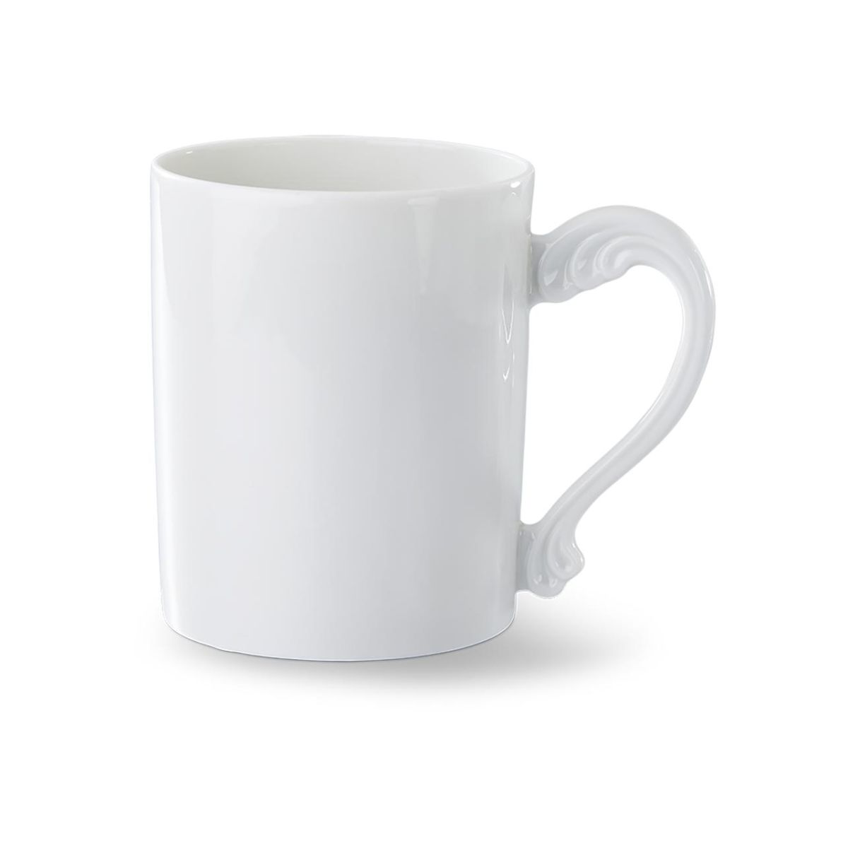 ROUCHE WHITE PORCELAIN MUG
