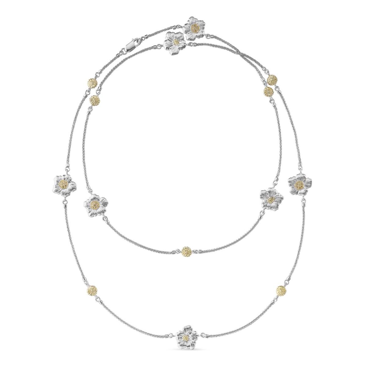BLOSSOMS银镀金项链