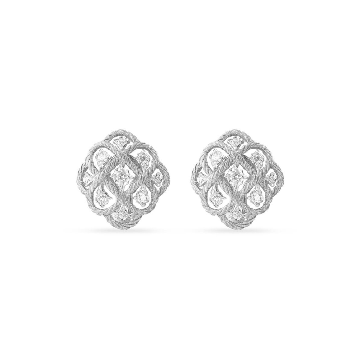 ÉTOILÉE WHITE GOLD EARRINGS WITH DIAMONDS