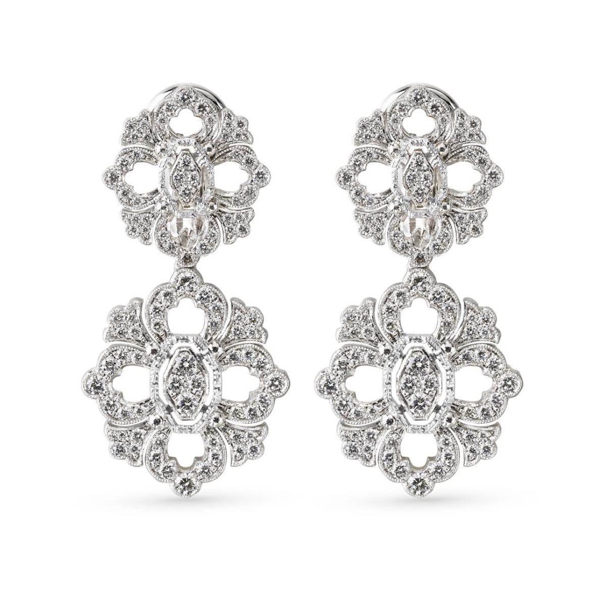 OPERA FULL PAVE' EARRINGS