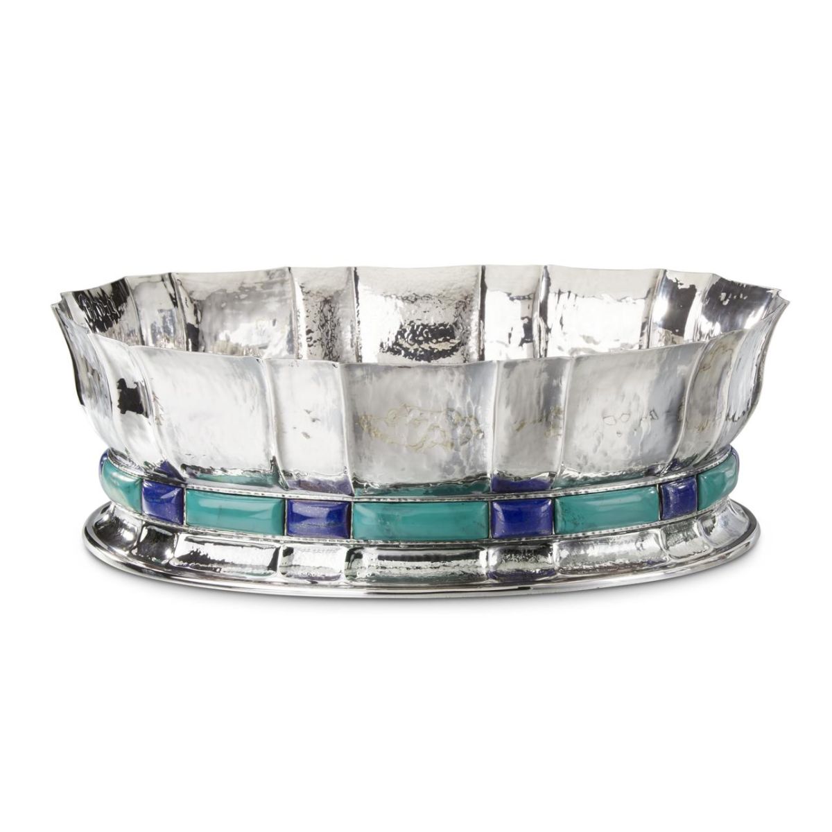 DOGE系列餐桌中央摆饰镶孔雀石与青金石