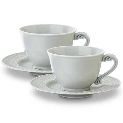 DOUBLE ROUCHE系列佛罗伦萨炉窑青绿色茶杯