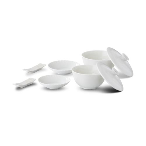 DOUBLE ROUCHE系列佛罗伦萨炉窑白色亚洲风套装