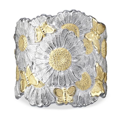 BLOSSOMS银镀金手镯