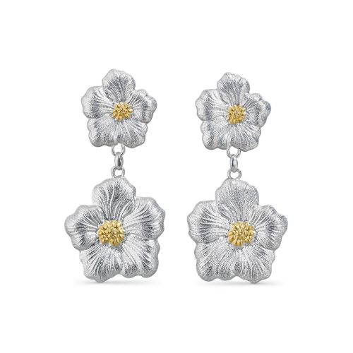 BLOSSOMS银外镀金耳环