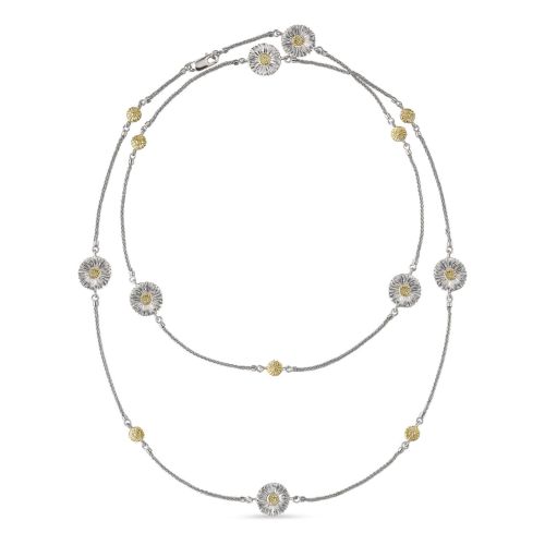 BLOSSOMS镶钻项链