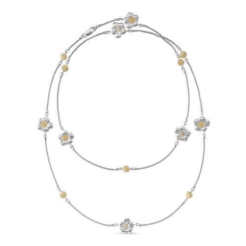 BLOSSOMS镶钻项链