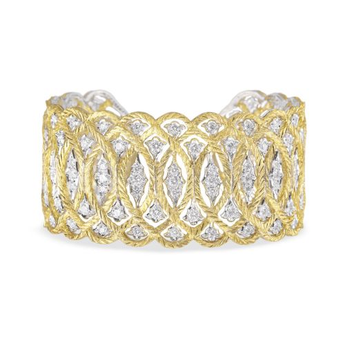 ÉTOILÉE YELLOW AND WHITE GOLD BRACELET WITH DIAMONDS