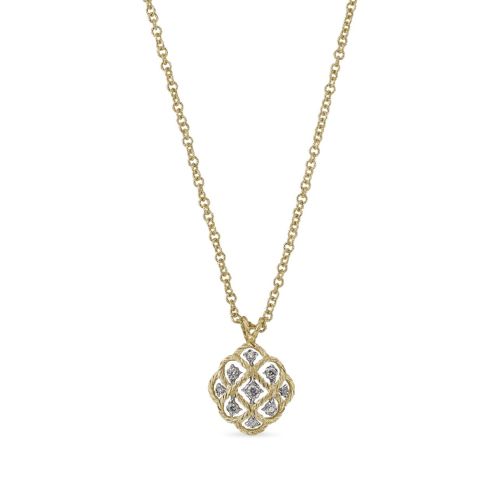 ÉTOILÉE YELLOW AND WHITE GOLD PENDANT WITH DIAMONDS