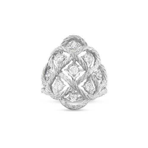 ÉTOILÉE WHITE GOLD RING WITH DIAMONDS