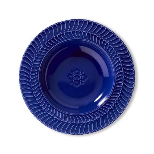 DOUBLE ROUCHE系列佛罗伦萨炉窑钴蓝色深盘